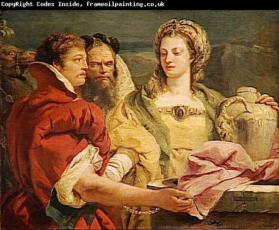 Giovanni Domenico Tiepolo Rebecca at the Well
